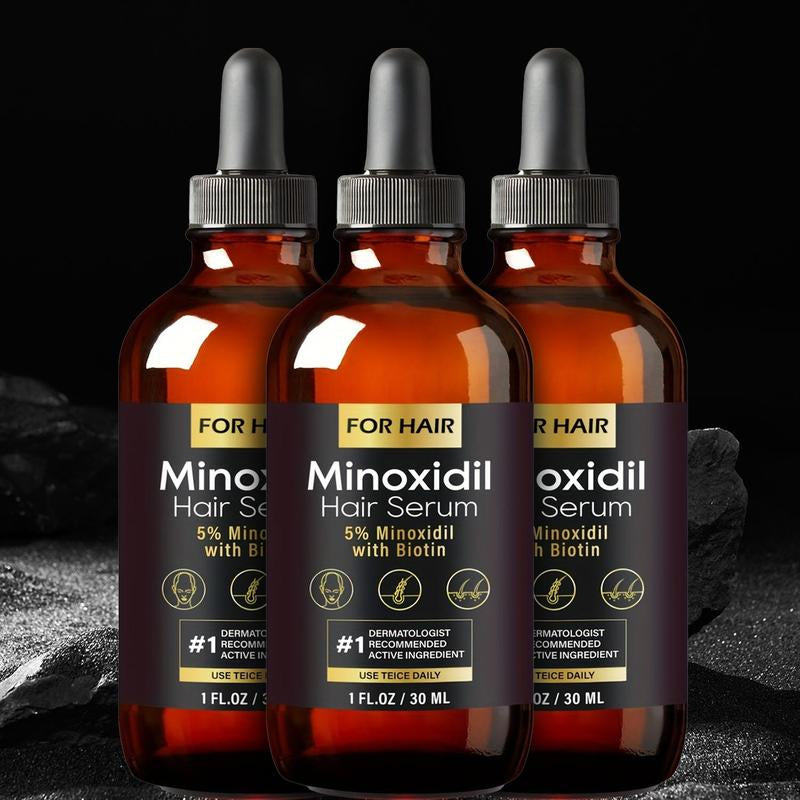 5% Minoxidil Hair Growth Solution - for Men & Women, Daily Haircare Treatment for Thinning Hair, Scalp Comfort Formula, 1Oz Unisex Hair Loss Oil