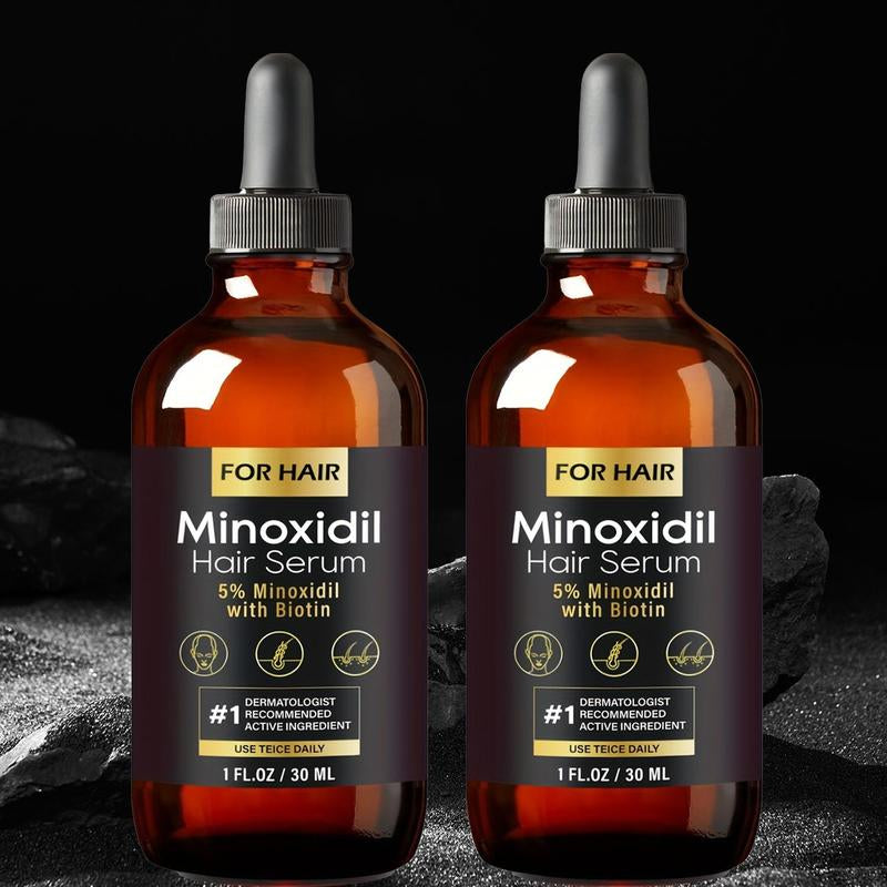 5% Minoxidil Hair Growth Solution - for Men & Women, Daily Haircare Treatment for Thinning Hair, Scalp Comfort Formula, 1Oz Unisex Hair Loss Oil