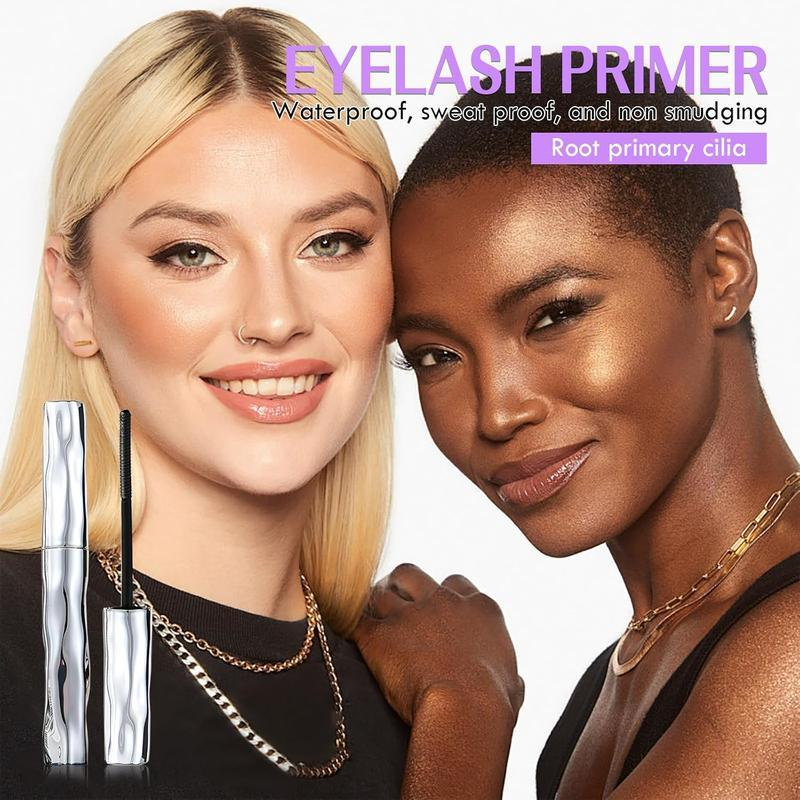 Eyelash Primer,Tubular Eyelash Primer,Waterprooflong Curling Mascara,Natural and Non-Smudged,Threaded Long-Lasting Curlingmascara